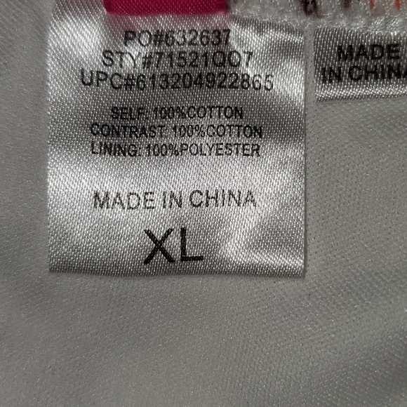 White Halter With Flowers New XL - Picture 9 of 9